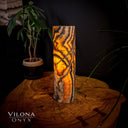 Tangerine Sierra Onyx Crystal Table Lamp #25 - Desk Lamp