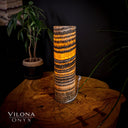 Tangerine Sierra Onyx Crystal Table Lamp #26 - Desk Lamp