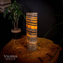 Tangerine Sierra Onyx Crystal Table Lamp #26 - Desk Lamp