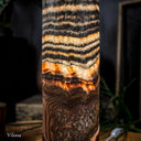 Tangerine Sierra Onyx Crystal Table Lamp #5 - Desk Lamp