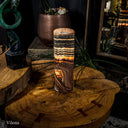 Tangerine Sierra Onyx Crystal Table Lamp #5 - Desk Lamp