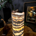 Tangerine Sierra Onyx Crystal Table Lamp #8 - Desk Lamp