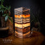 Tangerine Sierra Square Onyx Table Lamp #1 (Medium) - Desk