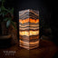 Tangerine Sierra Square Onyx Table Lamp #1 (Medium) - Desk