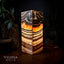 Tangerine Sierra Square Onyx Table Lamp #3 - Desk Lamp