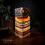 Tangerine Sierra Square Onyx Table Lamp #3 - Desk Lamp