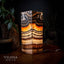 Tangerine Sierra Square Onyx Table Lamp #3 - Desk Lamp