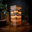 Tangerine Sierra Square Onyx Table Lamp #4 - Desk Lamp