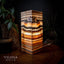 Tangerine Sierra Square Onyx Table Lamp #4 - Desk Lamp