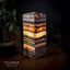 Tangerine Sierra Square Onyx Table Lamp #5 - Desk Lamp