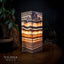 Tangerine Sierra Square Onyx Table Lamp #6 (Medium) - Desk