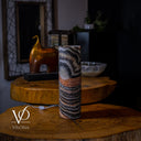 Ultra Exotic Tangerine Crystal (Onyx Table Lamp #34) - Desk