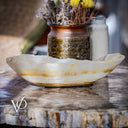 White Ice (Onyx Bowl #10) - Stone Bowl