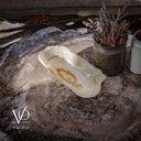 White Ice (Onyx Bowl #10) - Stone Bowl