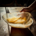 White Ice (Onyx Bowl #9) - Stone Bowl