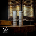 White Ice Onyx (Exotic Table Lamp Pair #5) - Decor