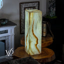 White Ice Onyx Floor Lamp (Floor Lamp #1)