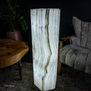 Ice Onyx Hexagon Floor Lamp (1/3) - Decor