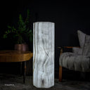Ice Onyx Hexagon Floor Lamp (1/3) - Decor