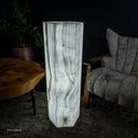 Ice Onyx Hexagon Floor Lamp (1/3) - Decor