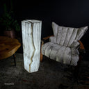 Ice Onyx Hexagon Floor Lamp (1/3) - Decor