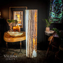 Ice Onyx Hexagon Floor Lamp #2 - Decor