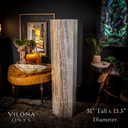 Ice Onyx Hexagon Floor Lamp #2 - Decor