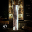 White Ice Onyx Floor Lamp (Hexagon Lamp #3) - Decor