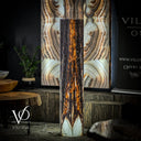 White Ice Onyx Floor Lamp (Hexagon Lamp #3) - Decor