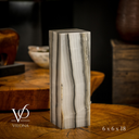 White Ice Onyx Lamp (Exotic Table Lamp #1) - Decor