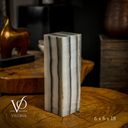 White Ice Onyx Lamp (Exotic Table Lamp #3) - Decor