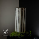 White Ice Onyx Lamp (Exotic Table Lamp #7) - Decor
