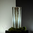White Ice Onyx Lamp (Exotic Table Lamp #7) - Decor