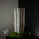 White Ice Onyx Lamp (Exotic Table Lamp #8) - Decor