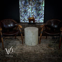 White Ice Onyx Mosaic Coffee Table #1 - Decor