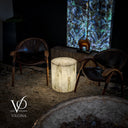 White Ice Onyx Mosaic Coffee Table #1 - Decor