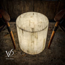 White Ice Onyx Mosaic Coffee Table #1 - Decor