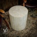 White Ice Onyx Mosaic Coffee Table #2 - Decor