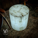 White Ice Onyx Mosaic Coffee Table #2 - Decor