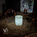 White Ice Onyx Mosaic Coffee Table #2 - Decor